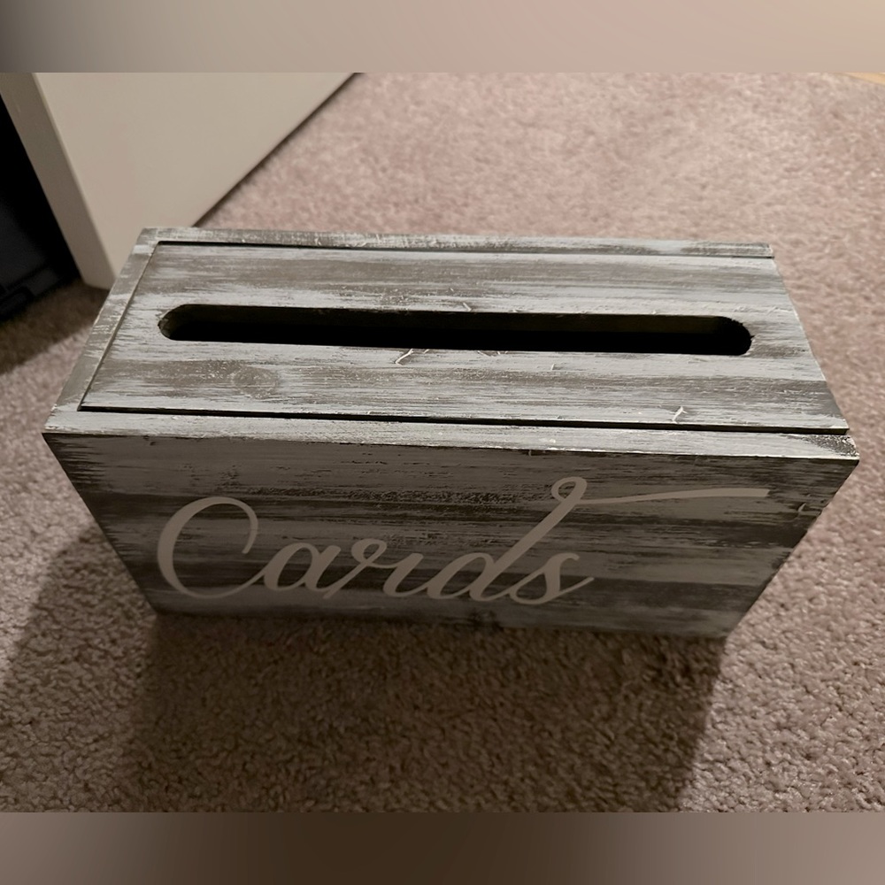 Forever Yours Wedding “Cards” Box